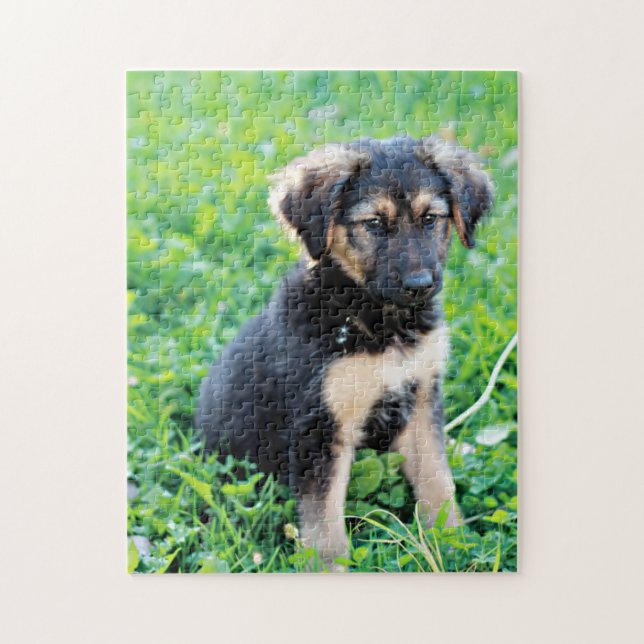 Welpe Puzzle (Vertikal)