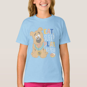 Welpe Scooby-Doo "Essen, schlafen, spielen, wieder T-Shirt
