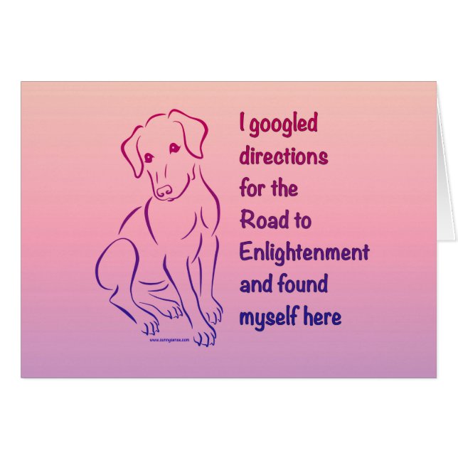 Welpe Straße zur Erleuchtung (Vorderseite (Horizontal))