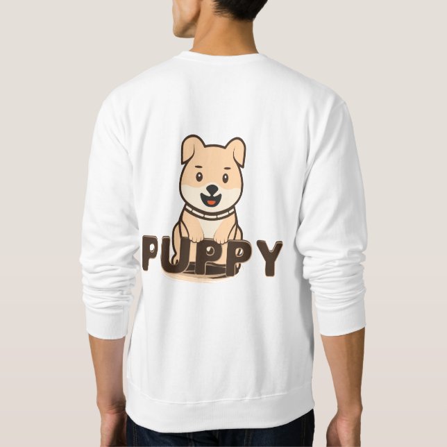 Welpe Sweatshirt (Rückseite)