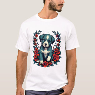 Welpe T - Shirt Funny Dog Lover T-Shirt Mama f