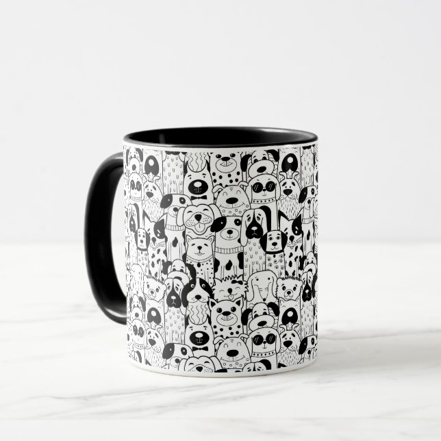 Welpe Tasse (Vorderseite Links)