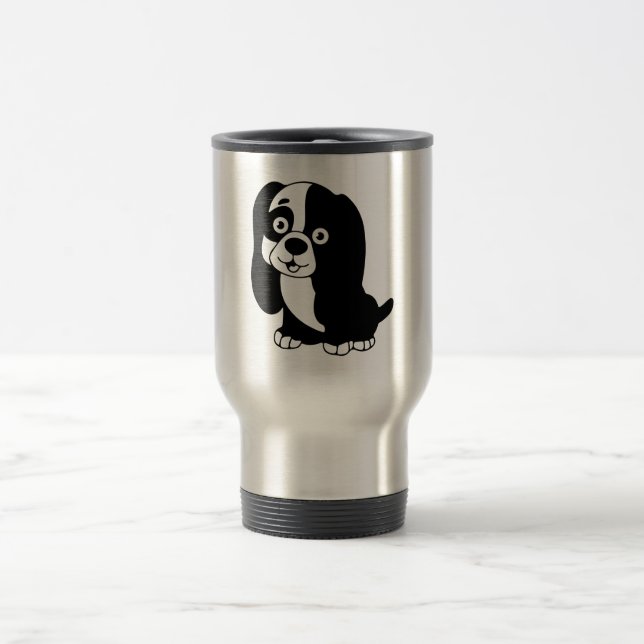 Welpe Travel Mug Reisebecher (Mittel)