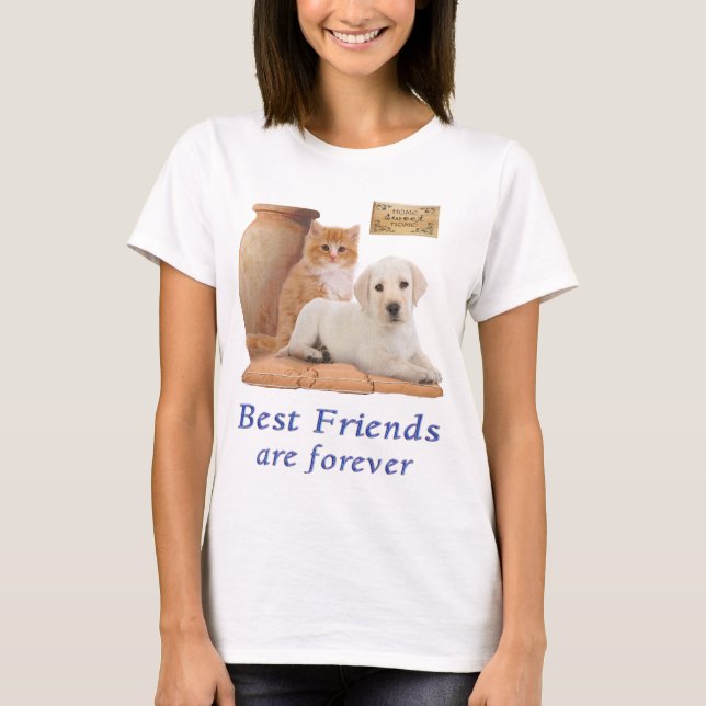Welpe und Kitten All-Over-Print-T - Shirt (Vorderseite)