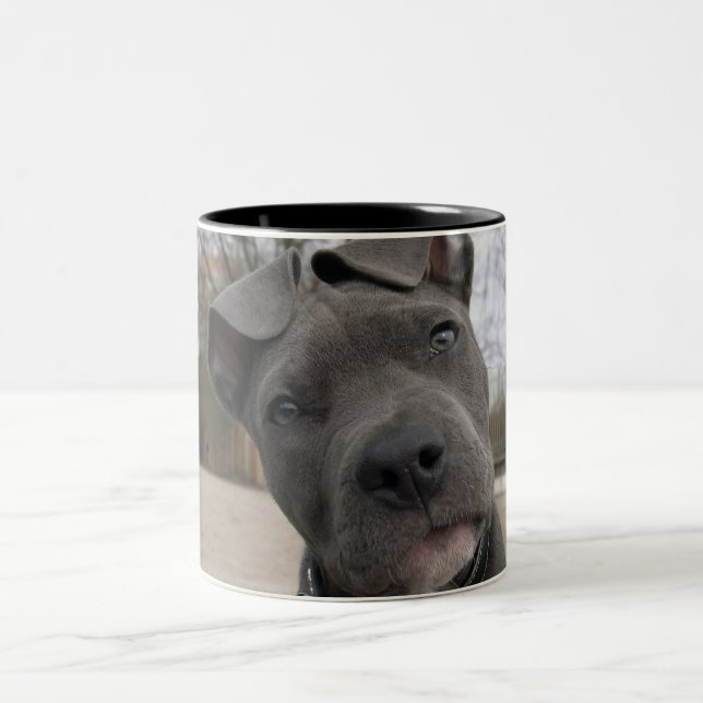 Welpe Zweifarbige Tasse (Mittel)