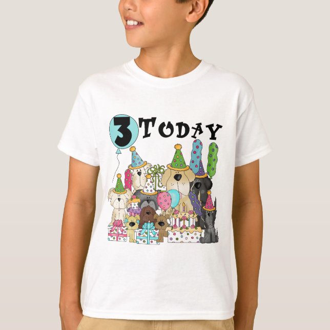 Welpen 3. Geburtstag Bash Tshirts und Geschenke (Vorderseite)