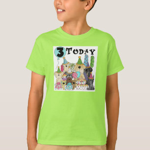 Welpen 3. Geburtstag Bash Tshirts und Geschenke