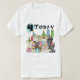 Welpen-4. Geburtstags-Schlag-T-Shirts und T-Shirt (Design vorne)