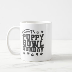Welpen Bowl Sonntag Super Fußll Spiel Party Hunde Kaffeetasse