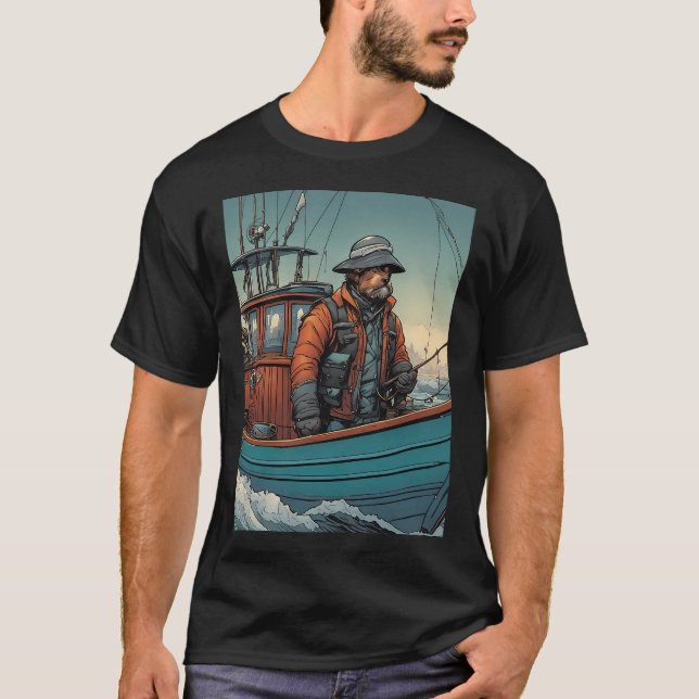 Welpen Fischer T-Shirt (Vorderseite)