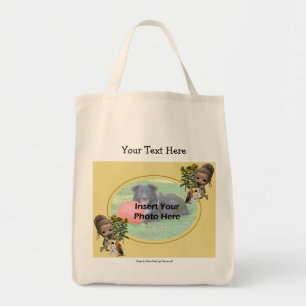 Welpen für Mädchen Tasche mit Foto-Vorlage hinzufü