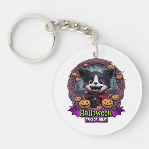 Welpen-Halloween-Kostüm Schlüsselanhänger