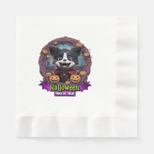 Welpen-Halloween-Kostüm Serviette