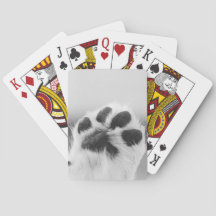 Welpen-Hochfünf-Spielkarten