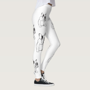 Welpen-Hundebulldoggen-Franzosen Buldog Leggings