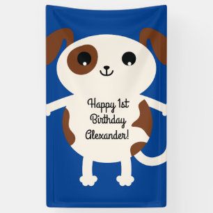 Welpen-Hundeniedliches buntes 1. Banner