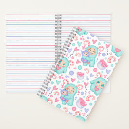 Welpen-Illustration Notizbuch