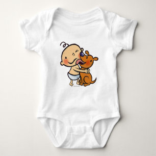 Welpen-Küsse für das Baby Strampler