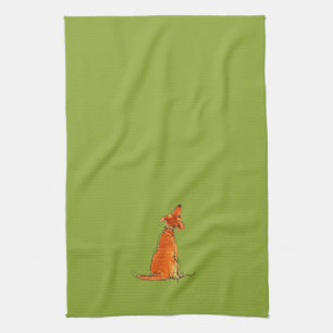 Welpen-Liebe-Tuch ~ Kiwi Handtuch