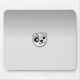 Welpen-Linux-Grau Mousepad