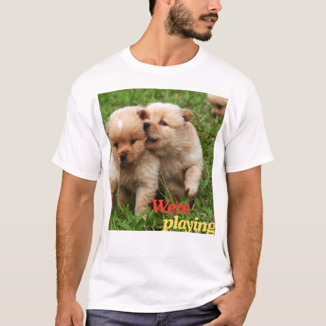 Welpen passen klassische T - Shirt/Hobbys an T-Shirt (Vorderseite)