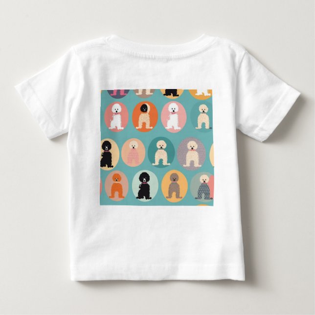 Welpen-Shirt Baby T-shirt (Rückseite)