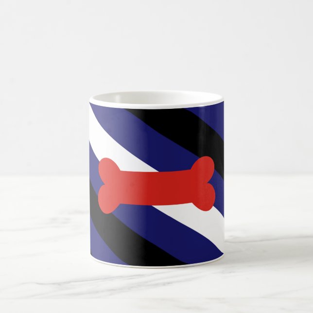 WELPEN-SPIEL-STOLZ-DIAGONALE TASSE (Mittel)