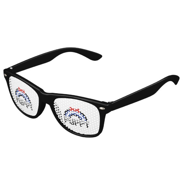 Welpen-Spiel-Stolz Partybrille (Schrägansicht)