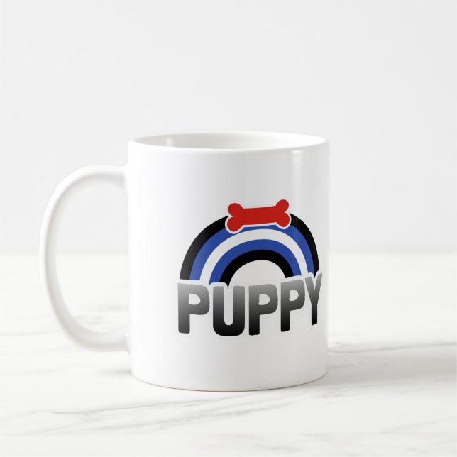 Welpen-Spiel-Stolz Tasse (Links)
