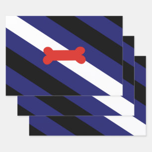 Welpen-Spiel-Stolzflagge Geschenkpapier Set