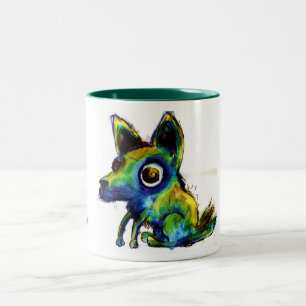 Welpen-Tasse Zweifarbige Tasse