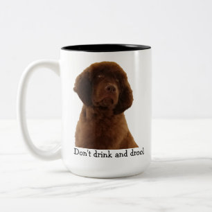 Welpen-Tassen u. -mehr Browns Neufundland Zweifarbige Tasse