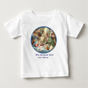 Welpen- und Kätzchen-Weihnachten Baby T-shirt
