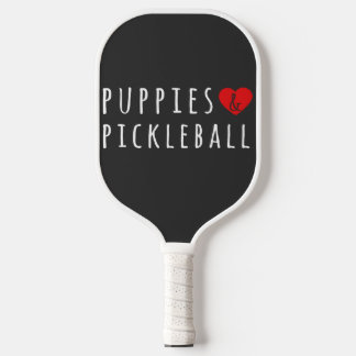 Welpen und Pickelball Niedliche Pickelball Männer Pickleball Schläger