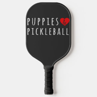 Welpen und Pickelball Niedliche Pickelball Männer Pickleball Schläger
