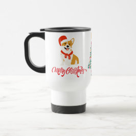 Welpen-Weihnachten Reisebecher