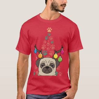 Welpen-Weihnachten vintage T-Shirt