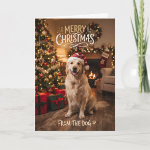 Welpen-Weihnachten von der Hund-Karte Karte
