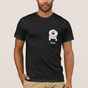 Welpen Zwergspitz süßer Hund T-Shirt