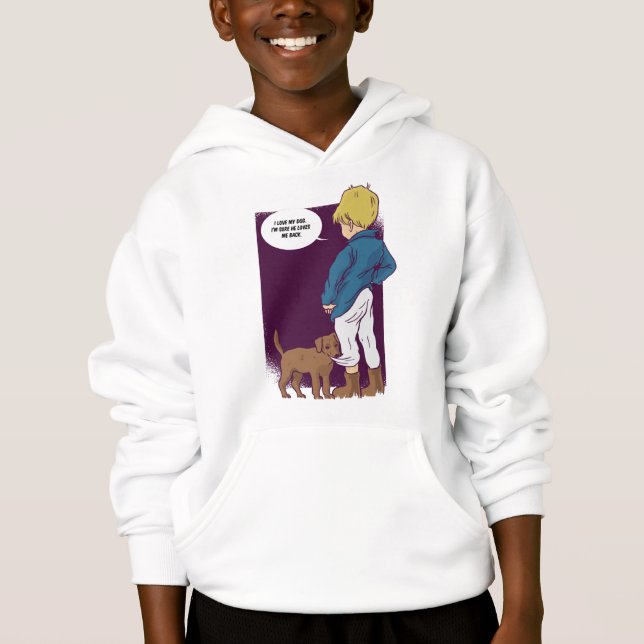 Welpenangebot für Neufundland Hoodie (Vorderseite)