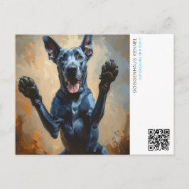 Welpenankündigung Postkarte