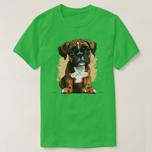 Welpenboxer 4 T-Shirt (Design vorne)
