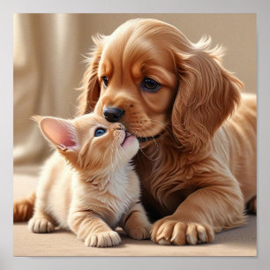 Welpendosenposter Poster