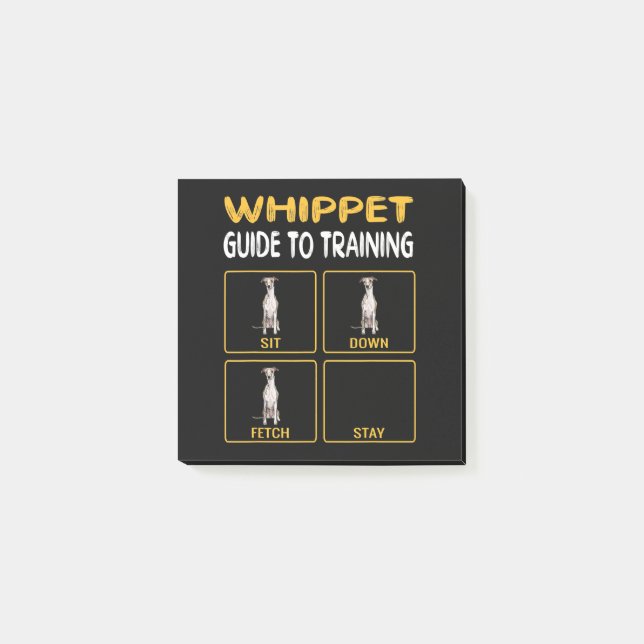 Welpenführer für das Training von Gehorsam bei Hun Post-it Klebezettel (Vorderseite)