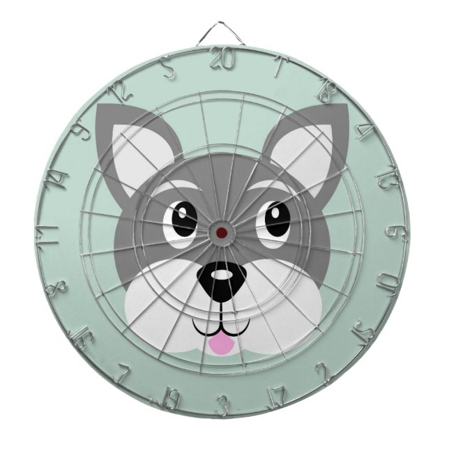 Welpenhund Dartscheibe (vorne)