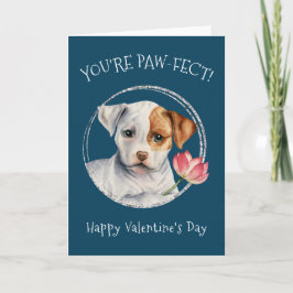 Welpenhund | Du bist Pawfect! | Valentinstag Karte