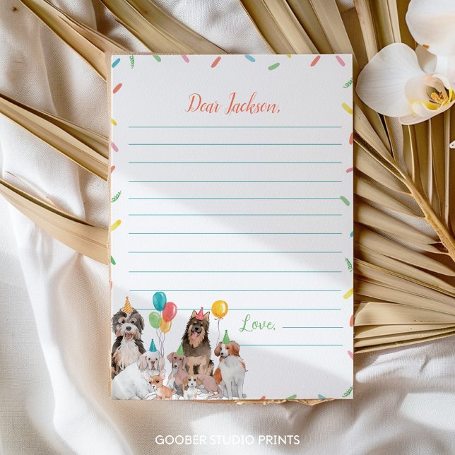 Welpenhund Geburtsdatum Uhrzeit Kapselausweis Dankeskarte (Von Creator hochgeladen)