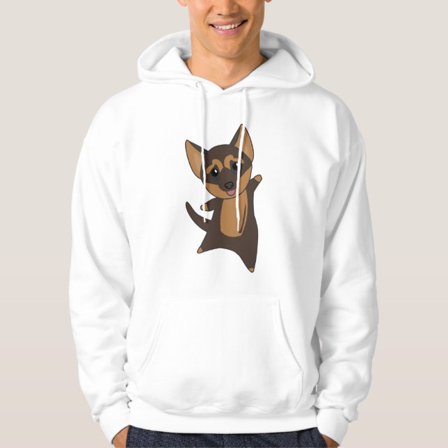 Welpenhund Hoodie (Vorderseite)