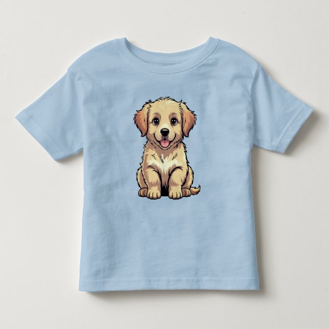 Welpenhund  kleinkind t-shirt (Vorderseite)