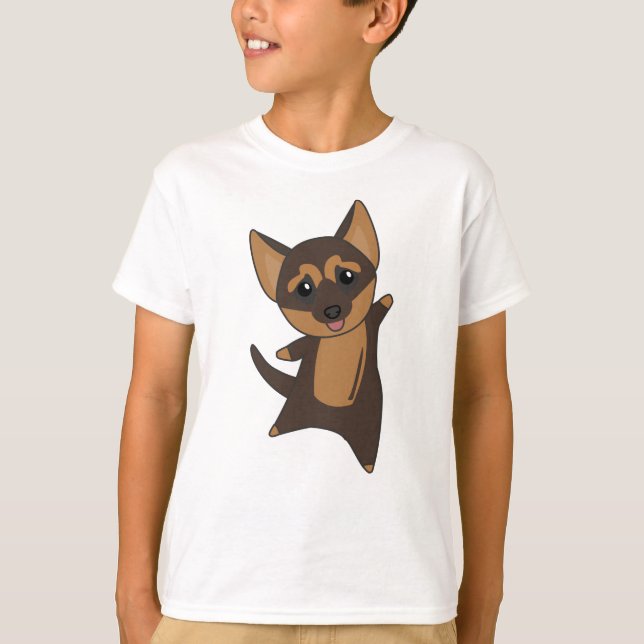 Welpenhund T-Shirt (Vorderseite)